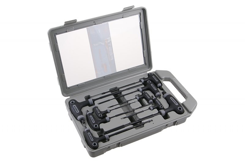 T håndtag skruetrækker TORX Unbrako nøgle 9 stk