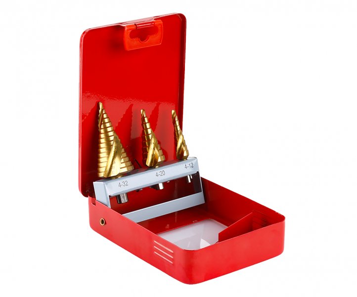 Sæt trinbor TiN 4-12/4-20/4-32mm