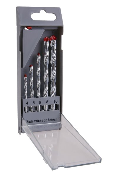 Murerboresæt 4-10, 5 stk - pl