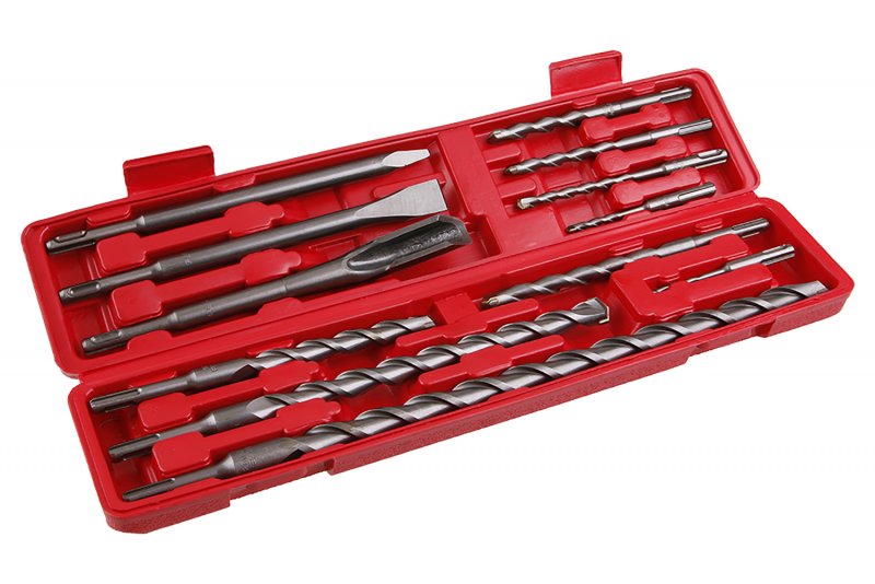 Murerboresæt SDS+ og 12 stk mejsel