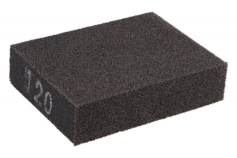 Slibesvampblok 100x70x25 gr.120