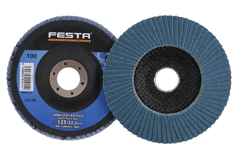 Multiplade skive 125mm gr.100 FESTA