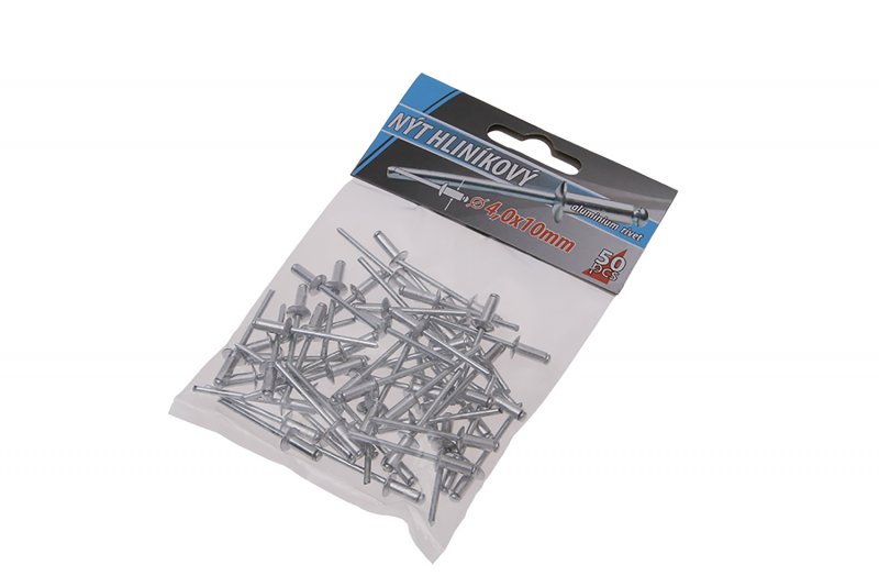 Aluminiumsnitter 4,0x10mm, 50 stk