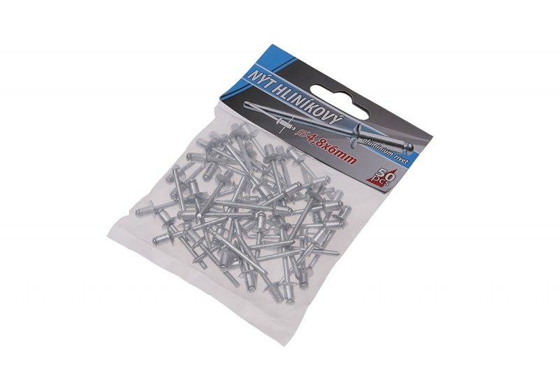 Aluminiumsnitter 4,8x6mm, 50 stk