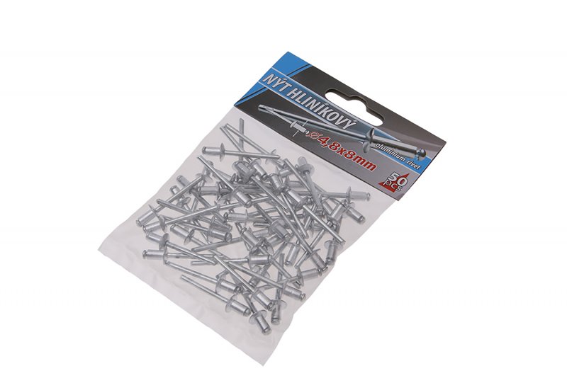 Aluminiumsnitter 4,8x8mm, 50 stk