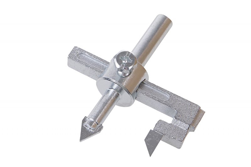 Justerbar flisehulsav 2095 mm til fliser og brolægning