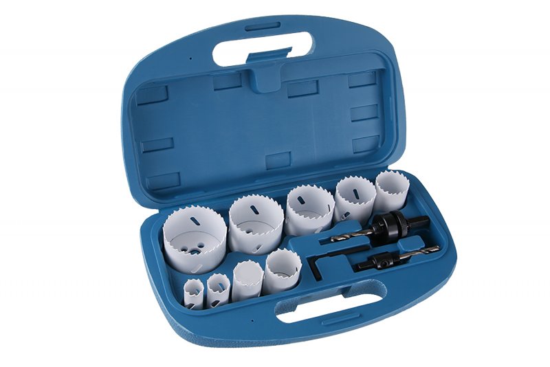 HSS BI-METAL hulsavsæt 13 stk til træ og metal