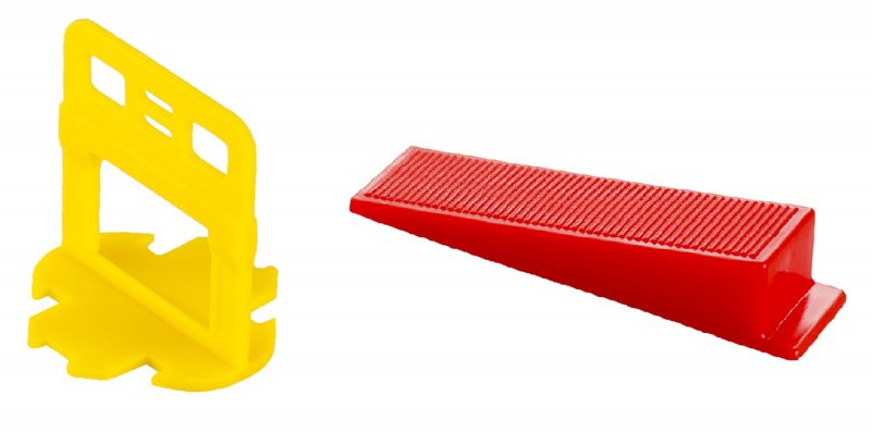 Flisenivelleringssæt 1,5 mm 400 clips & 200 kiler