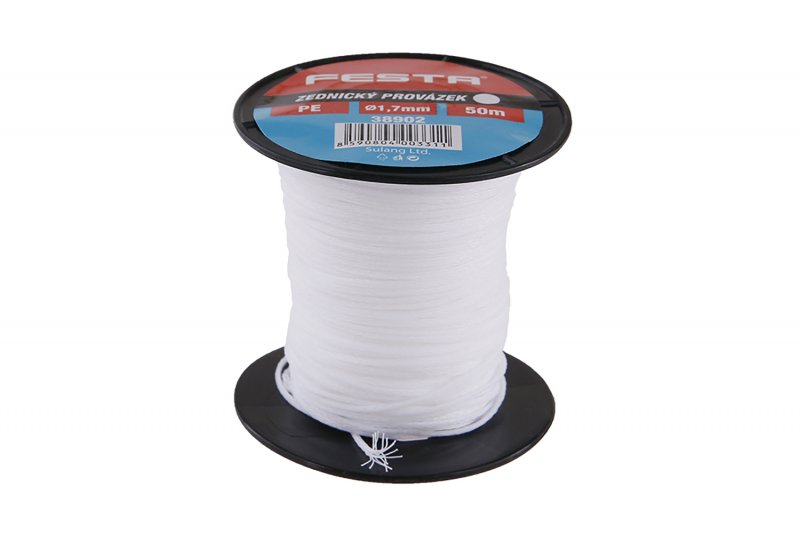 Mursnor 1,7 mm hvid mursnor 50 m