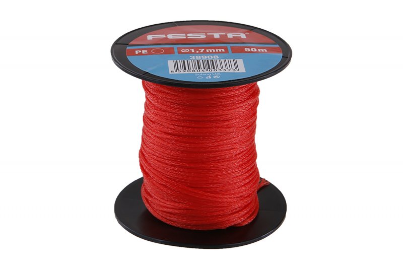 Mursnor 1,7 mm rød mursnor 50 m