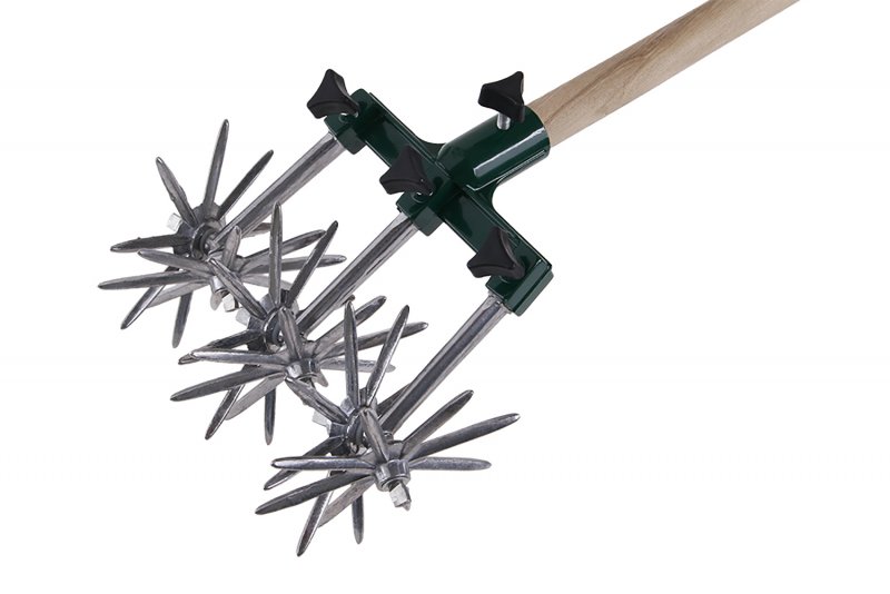 Kultivator 2-i-1 med ærme og håndtag