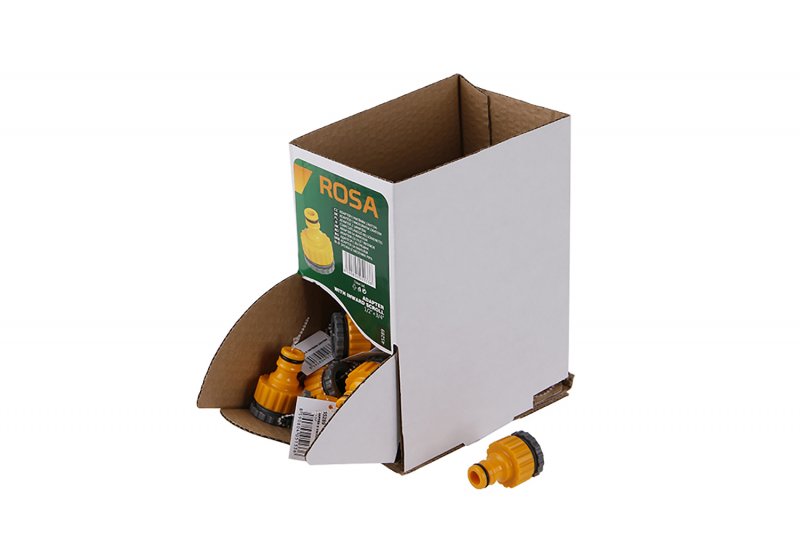 Adapter 1/2"+3/4", ins. tråd