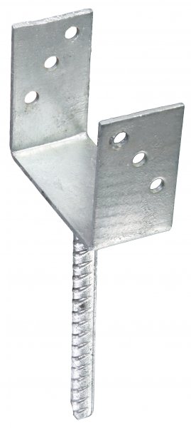 Pæleankre U 81x60x100x200mm th.4mm